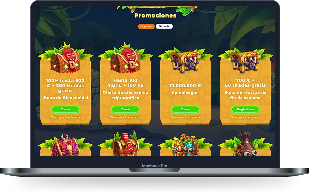 Wazamba Casino promociones y bonos disponibles